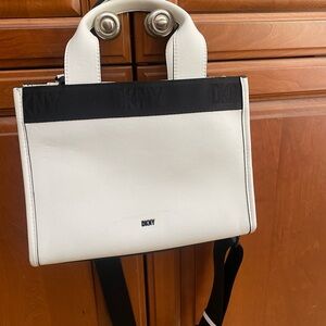 DKNY Black and White crossbody bag